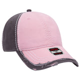 OTTO CAP 6 Panel Low Profile Dad Hat OTTO 149 - 1091 Pnk/Pnk/Ch.Gry OSFM - Adult Hats