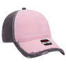 OTTO CAP 6 Panel Low Profile Dad Hat OTTO 149 - 1091 Pnk/Pnk/Ch.Gry OSFM - Adult Hats