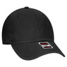 OTTO CAP 6 Panel Low Profile Dad Hat OTTO 18 - 1219 Black OSFM - Adult Hats