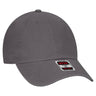 OTTO CAP 6 Panel Low Profile Dad Hat OTTO 18 - 1219 Char. Gray OSFM - Adult Hats