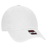 OTTO CAP 6 Panel Low Profile Dad Hat OTTO 18 - 1219 White OSFM - Adult Hats