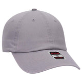 OTTO CAP 6 Panel Low Profile Dad Hat OTTO 18 - 1225 Gray OSFM - Adult Hats