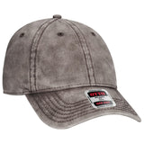OTTO CAP 6 Panel Low Profile Dad Hat OTTO 18 - 1248 Char. Gray OSFM - Adult Hats