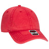 OTTO CAP 6 Panel Low Profile Dad Hat OTTO 18 - 1248 Red OSFM - Adult Hats