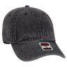 OTTO CAP 6 Panel Low Profile Dad Hat OTTO 18 - 1249 Black OSFM - Adult Hats