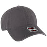 OTTO CAP 6 Panel Low Profile Dad Hat OTTO 18 - 1322 Char. Gray OSFM - Adult Hats