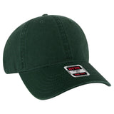 OTTO CAP 6 Panel Low Profile Dad Hat OTTO 18 - 1322 Dk. Green OSFM - Adult Hats