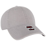 OTTO CAP 6 Panel Low Profile Dad Hat OTTO 18 - 1322 Gray OSFM - Adult Hats