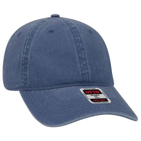 OTTO CAP 6 Panel Low Profile Dad Hat OTTO 18 - 202 Navy OSFM - Adult Hats