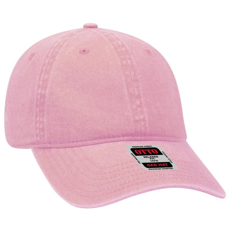 OTTO CAP 6 Panel Low Profile Dad Hat OTTO 18 - 202 Pink OSFM - Adult Hats