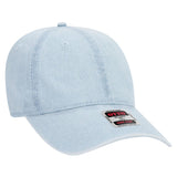 OTTO CAP 6 Panel Low Profile Dad Hat OTTO 18 - 204 Lt. Blue OSFM - Adult Hats