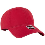 OTTO CAP 6 Panel Low Profile Dad Hat OTTO 18 - 3 Red OSFM - Adult Hats