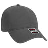 OTTO CAP 6 Panel Low Profile Dad Hat OTTO 18 - 692 Char. Gray OSFM - Adult Hats