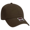 OTTO CAP 6 Panel Low Profile Dad Hat OTTO 18 - 692 Dk. Brown OSFM - Adult Hats