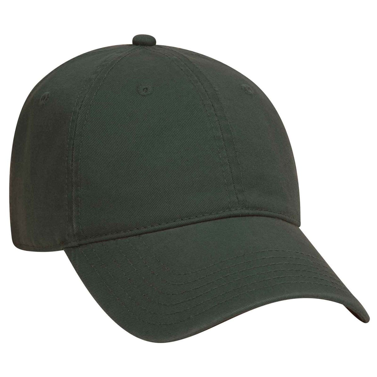 OTTO CAP 6 Panel Low Profile Dad Hat OTTO 18 - 692 Dk. Green OSFM - Adult Hats