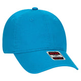 OTTO CAP 6 Panel Low Profile Dad Hat OTTO 18 - 692 Lake Blue Young Adult Hats