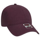 OTTO CAP 6 Panel Low Profile Dad Hat OTTO 18 - 692 Maroon OSFM - Adult Hats