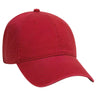 OTTO CAP 6 Panel Low Profile Dad Hat OTTO 18 - 692 Red OSFM - Adult Hats