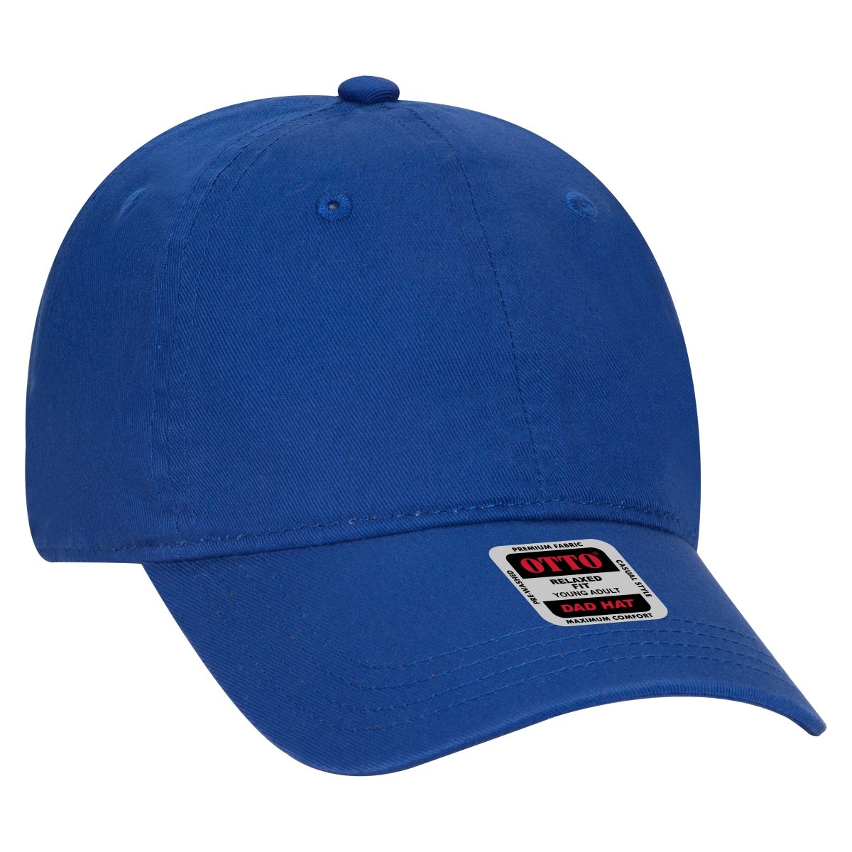OTTO CAP 6 Panel Low Profile Dad Hat OTTO 18 - 692 Royal Young Adult Hats
