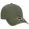 OTTO CAP 6 Panel Low Profile Dad Hat OTTO 18 - 711 Ol. Green OSFM - Adult Hats