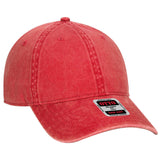 OTTO CAP 6 Panel Low Profile Dad Hat OTTO 18 - 711 Red OSFM - Adult Hats