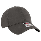 OTTO CAP 6 Panel Low Profile Dad Hat OTTO 18 - 772 Char. Gray OSFM - Adult Hats
