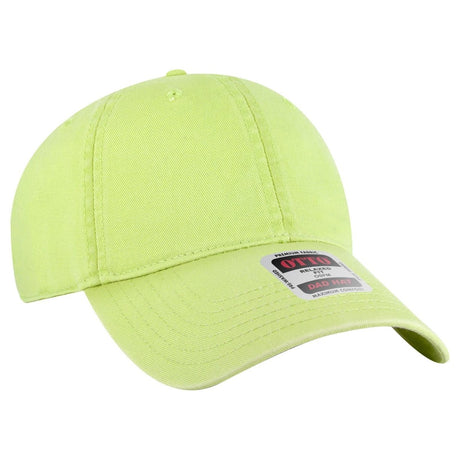 OTTO CAP 6 Panel Low Profile Dad Hat OTTO 18 - 772 N. Green OSFM - Adult Hats