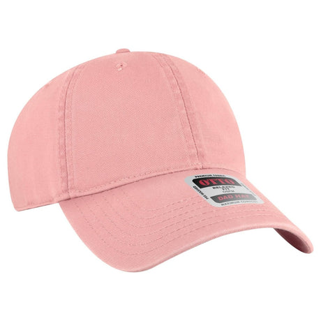 OTTO CAP 6 Panel Low Profile Dad Hat OTTO 18 - 772 Pink OSFM - Adult Hats