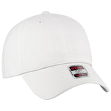 OTTO CAP 6 Panel Low Profile Dad Hat OTTO 18 - 772 White Young Adult Hats