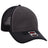 OTTO CAP 6 Panel Low Profile Mesh Back Trucker Dad Hat OTTO 121 - 858 Blk/Ch.Gry/Blk OSFM - Adult Hats