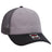 OTTO CAP 6 Panel Low Profile Mesh Back Trucker Dad Hat OTTO 121 - 858 Blk/Gry/Ch.Gry OSFM - Adult Hats