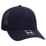 OTTO CAP 6 Panel Low Profile Mesh Back Trucker Dad Hat OTTO 121 - 858 Navy OSFM - Adult Hats