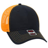 OTTO CAP 6 Panel Low Profile Mesh Back Trucker Hat OTTO 83 - 1239 Blk/Blk/Gld OSFM - Adult Hats