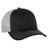 OTTO CAP 6 Panel Low Profile Mesh Back Trucker Hat OTTO 83 - 1239 Blk/Blk/Gry OSFM - Adult Hats
