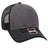 OTTO CAP 6 Panel Low Profile Mesh Back Trucker Hat OTTO 83 - 1239 Blk/Ch.Gry/Blk OSFM - Adult Hats