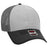 OTTO CAP 6 Panel Low Profile Mesh Back Trucker Hat OTTO 83 - 1239 Blk/Gry/Ch.Gry OSFM - Adult Hats