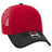 OTTO CAP 6 Panel Low Profile Mesh Back Trucker Hat OTTO 83 - 1239 Blk/Red/Red OSFM - Adult Hats
