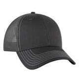 OTTO CAP 6 Panel Low Profile Mesh Back Trucker Hat OTTO 83 - 1239 Char. Gray OSFM - Adult Hats