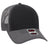 OTTO CAP 6 Panel Low Profile Mesh Back Trucker Hat OTTO 83 - 1239 Ch.Gry/Blk/Ch.Gry OSFM - Adult Hats