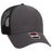 OTTO CAP 6 Panel Low Profile Mesh Back Trucker Hat OTTO 83 - 1239 Ch.Gry/Ch.Gry/Blk OSFM - Adult Hats