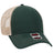 OTTO CAP 6 Panel Low Profile Mesh Back Trucker Hat OTTO 83 - 1239 Dk.Grn/Dk.Grn/Kha OSFM - Adult Hats