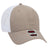 OTTO CAP 6 Panel Low Profile Mesh Back Trucker Hat OTTO 83 - 1239 Dk.Kha/Dk.Kha/Wht OSFM - Adult Hats