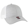OTTO CAP 6 Panel Low Profile Mesh Back Trucker Hat OTTO 83 - 1239 Ht Gry/Ht Gry/Wht OSFM - Adult Hats