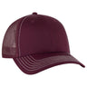 OTTO CAP 6 Panel Low Profile Mesh Back Trucker Hat OTTO 83 - 1239 Maroon OSFM - Adult Hats