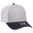 OTTO CAP 6 Panel Low Profile Mesh Back Trucker Hat OTTO 83 - 1239 Navy/HeatherGray/White OSFM - Adult Hats