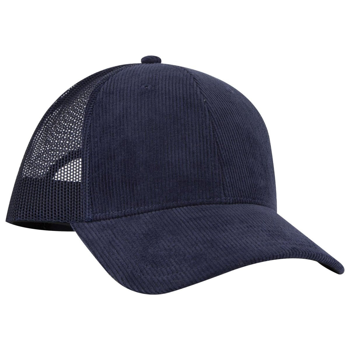 OTTO CAP 6 Panel Low Profile Mesh Back Trucker Hat OTTO 83 - 1239 Nv Blu OSFM - Adult Hats
