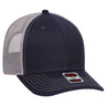 OTTO CAP 6 Panel Low Profile Mesh Back Trucker Hat OTTO 83 - 1239 Nvy/Nvy/Gry OSFM - Adult Hats