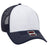OTTO CAP 6 Panel Low Profile Mesh Back Trucker Hat OTTO 83 - 1239 Nvy/Wht/Nvy OSFM - Adult Hats