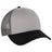 OTTO CAP 6 Panel Low Profile Mesh Back Trucker Hat OTTO 83 - 473 Blk/Gry/Ch.Gry OSFM - Adult Hats
