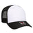 OTTO CAP 6 Panel Low Profile Mesh Back Trucker Hat OTTO 83 - 473 Blk/Wht/Blk OSFM - Adult Hats